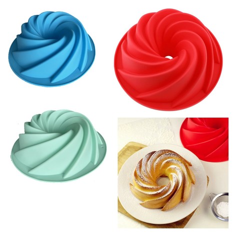 Silikonbackform spirale - 3d,